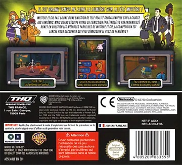 Scooby-Doo! - Who's Watching Who (Europe) (Es,It) box cover back